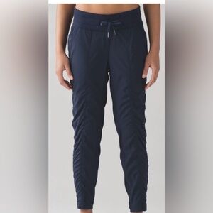 lululemon athletica Navy Drawstring Track Joggers